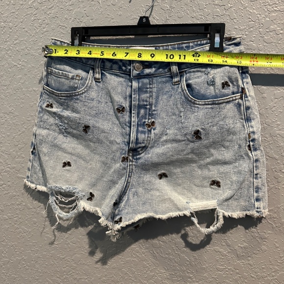 RSQ Butterfly Jeans Shorts - Picture 3 of 5
